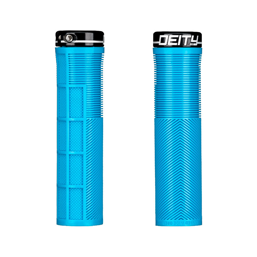 Deity, Knuckleduster, Grips, 132mm, Blue, Pair