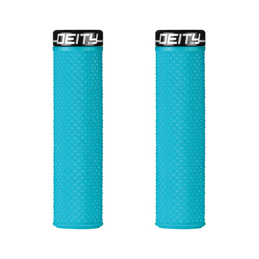 Deity, Supracush, Grips, 133mm, Turquoise, Pair