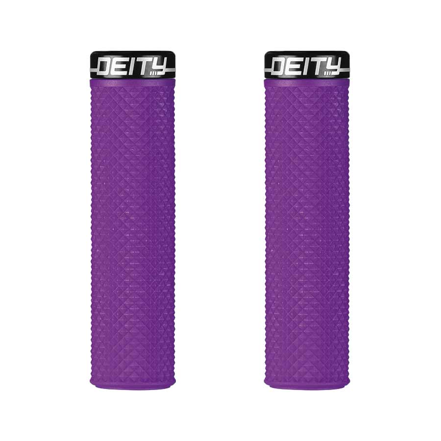 Deity, Supracush, Grips, 133mm, Purple, Pair