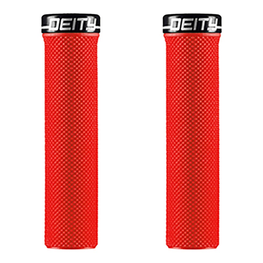 Deity, Slimfit, Grips, 132mm, Red, Pair