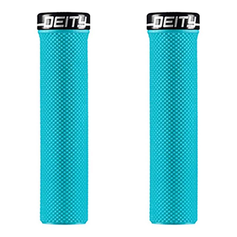 Deity, Slimfit, Grips, 132mm, Turquoise, Pair