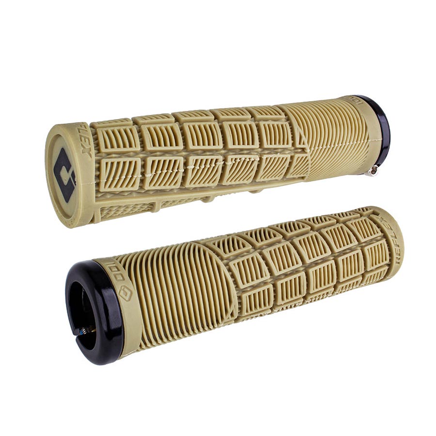 ODI, Reflex v2.1, Grips, 135mm, Tan, Pair
