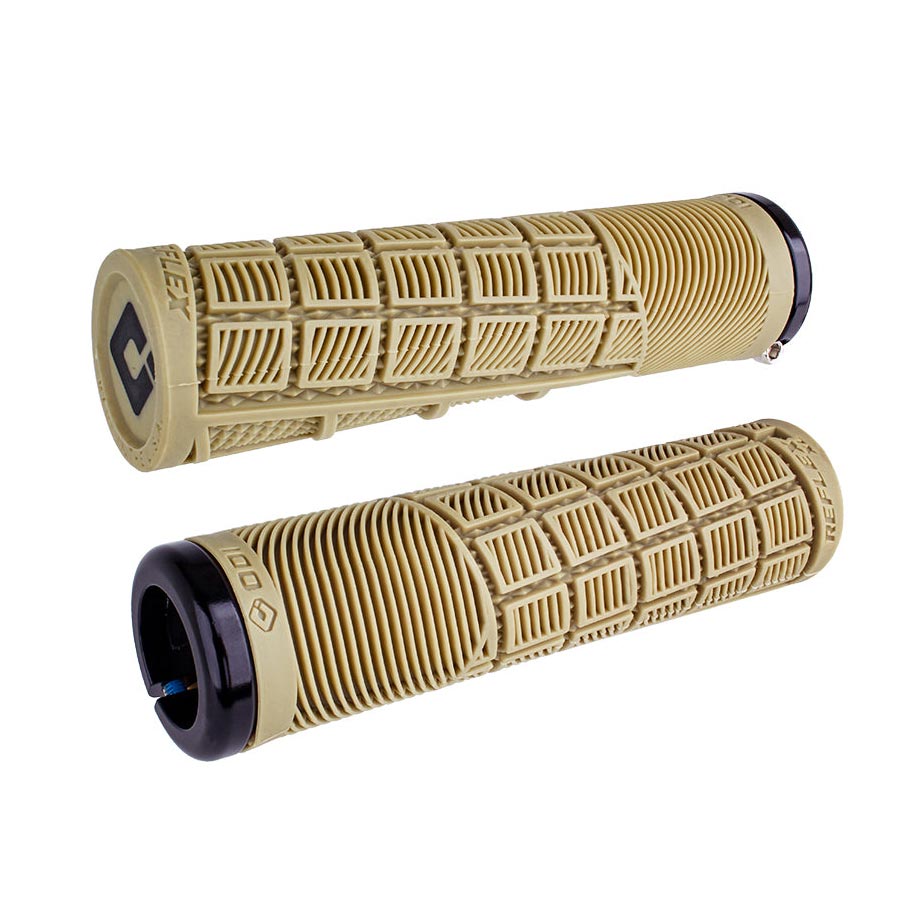 ODI, Reflex XL v2.1, Grips, 135mm, Tan, Pair