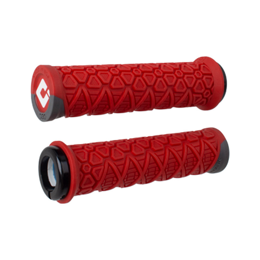 ODI, Vanquish v2.1, Grips, Red/Graphite, Pair