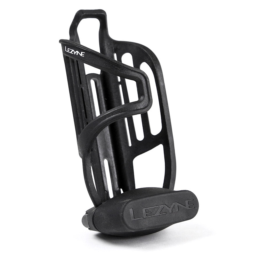 Lezyne, Tubeless Flow Storage Loaded, Bottle Cage, Composite, Includes CO2 Head, V18 Multi-Tool with Tubeless Reamer & Tire Plug Kits (Right)