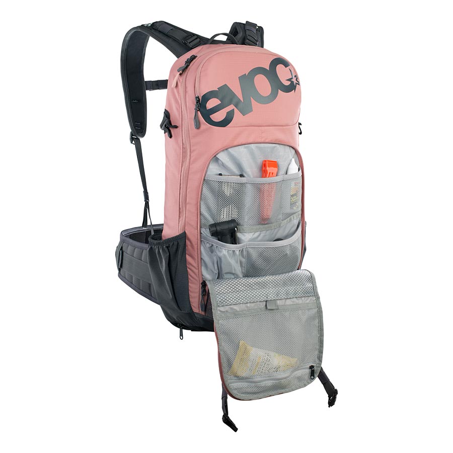 EVOC, FR Enduro, Protector backpack, 16L, Dusty Pink/Carbon Grey, S