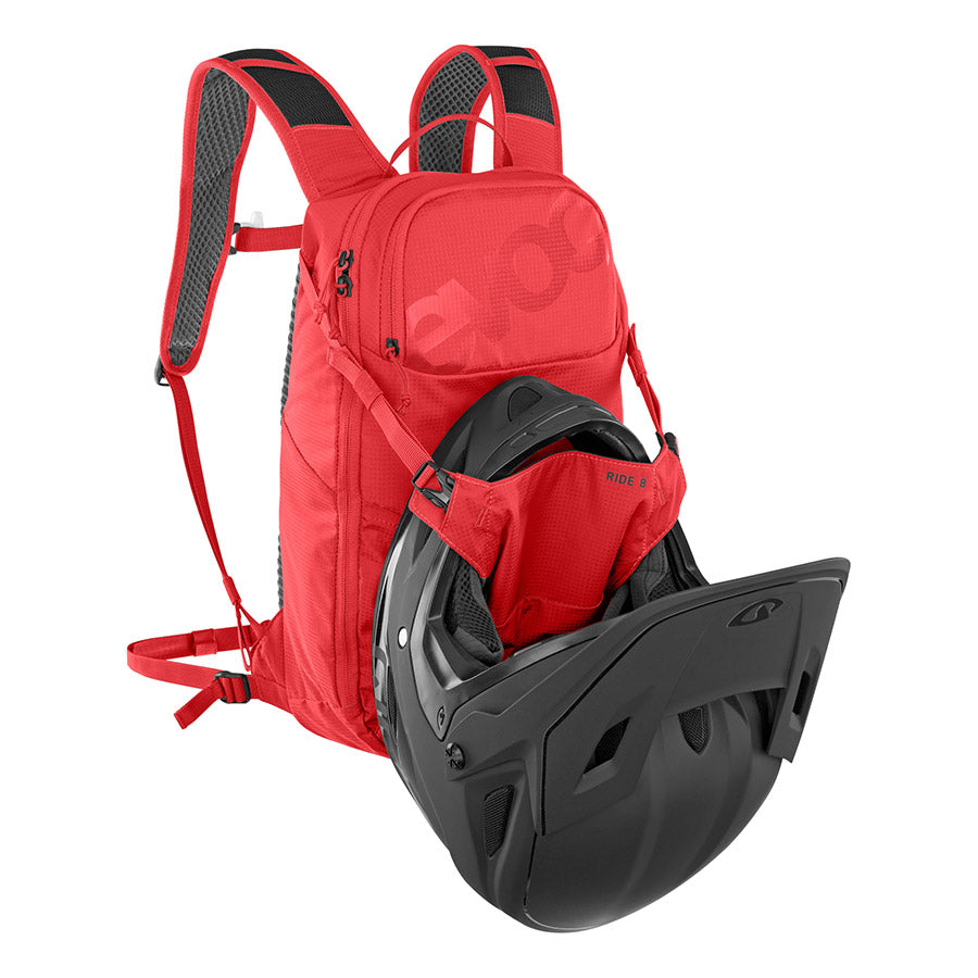 EVOC, Ride 8, Hydration Bag, Volume: 8L, Bladder: Not included, True Red