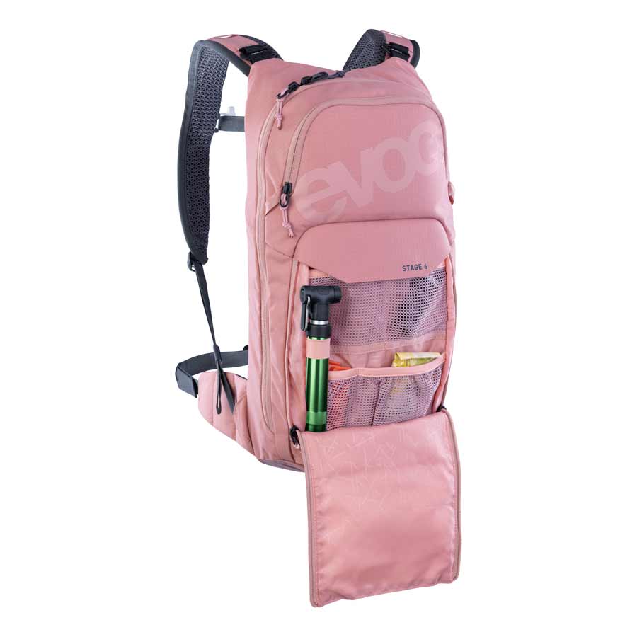 EVOC, Stage 6 + 2L Bladder, Hydration Bag, Volume: 6L, Bladder: Included (2L), Dusty Pink
