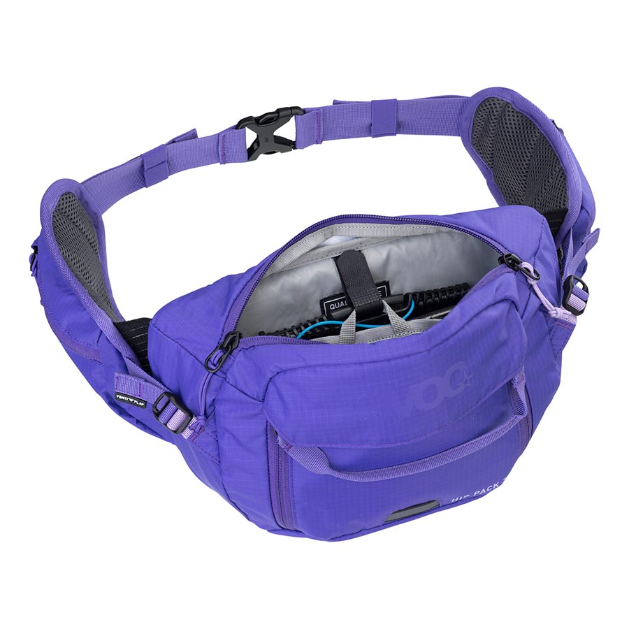 EVOC, Hip Pack 3 + 1.5L, Hip Pack, 3L, Bladder included (1.5L), Violet