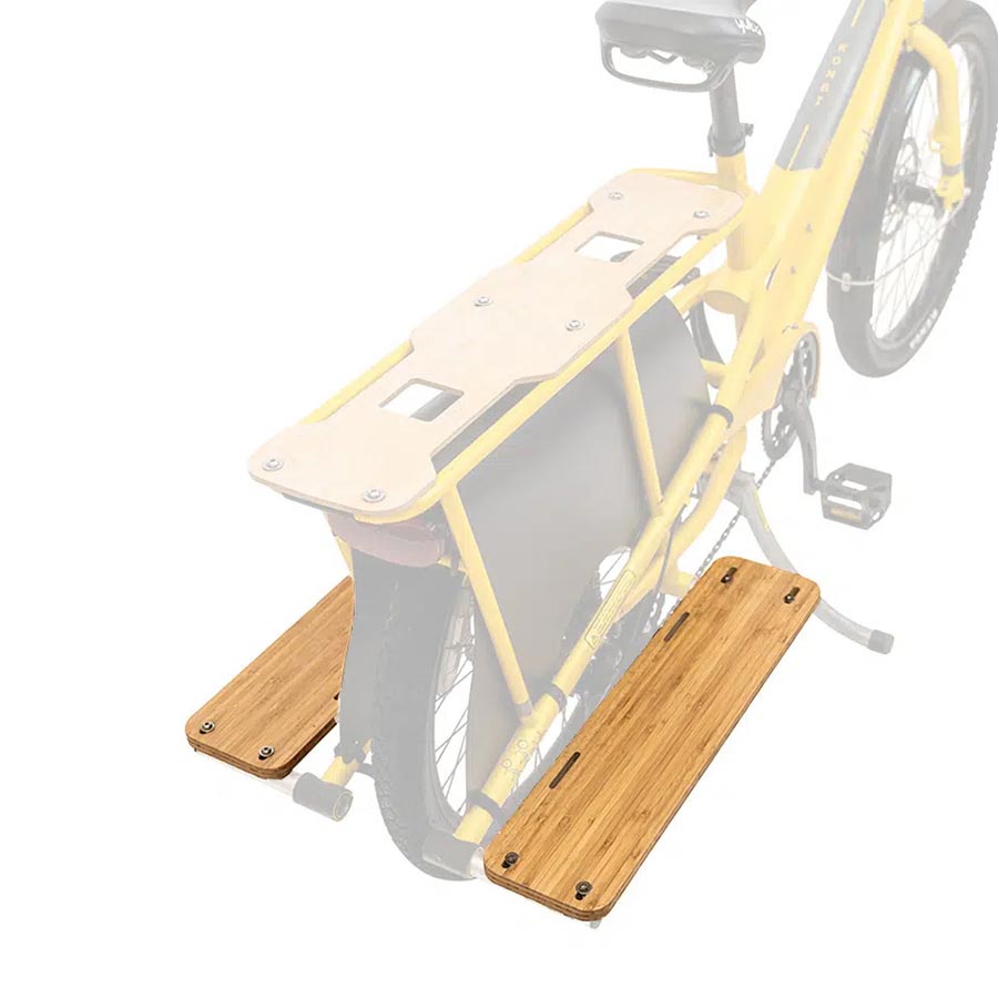 Yuba, Kombi Sideboards, Bamboo loading platform for feet or cargo Kombi