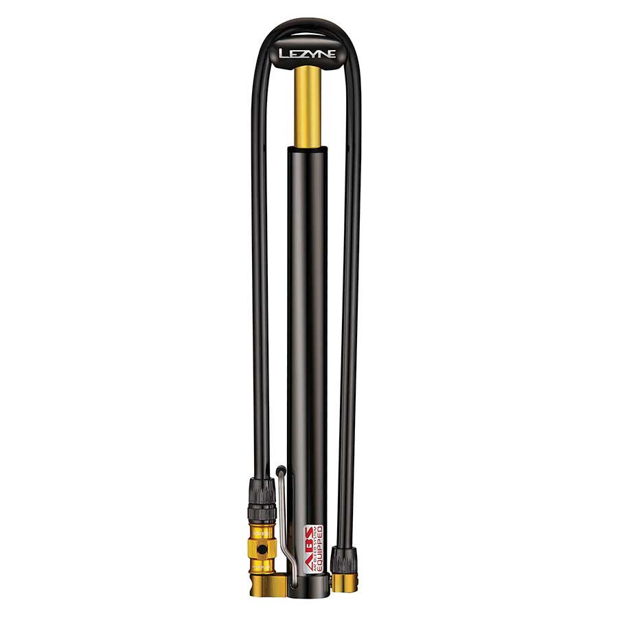 Lezyne, Micro Floor Drive HP, Pump, ABS flip chuck, 160psi, Black, No gauge