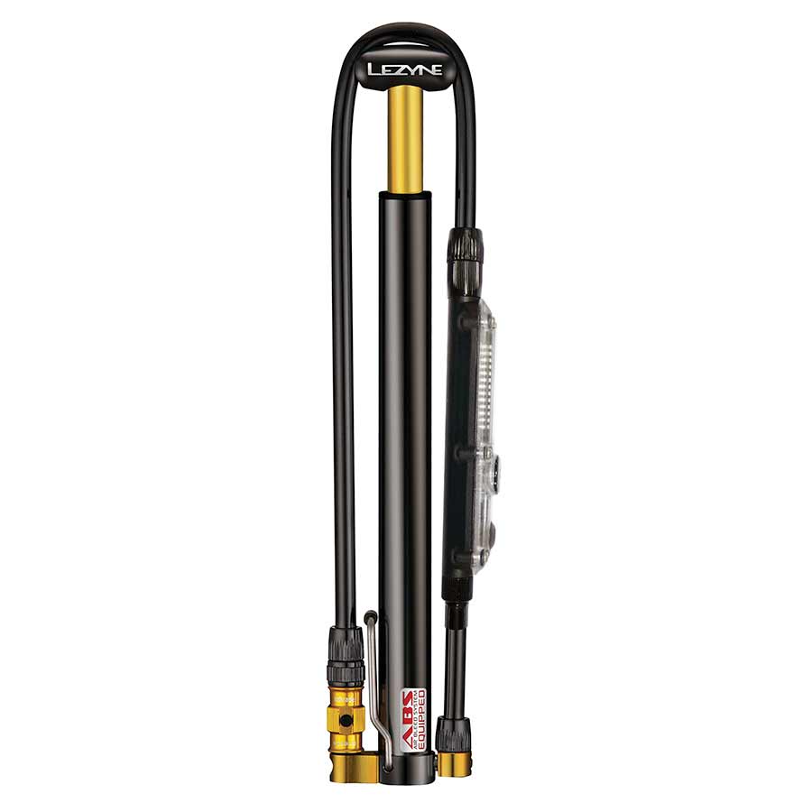 Lezyne, Micro Floor Drive HPG, Pump, ABS flip chuck, 160psi, Black, With gauge