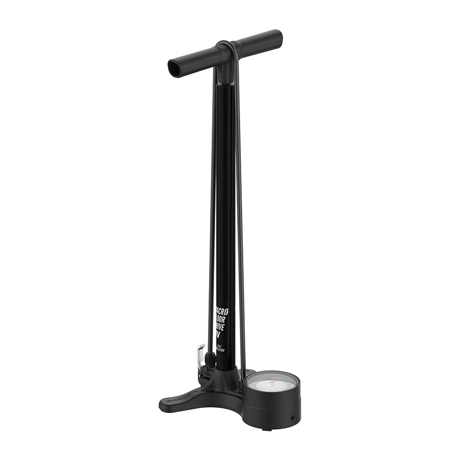 Lezyne, Macro Floor Drive HV, Floor Pump, Dual Valve, Flat Black