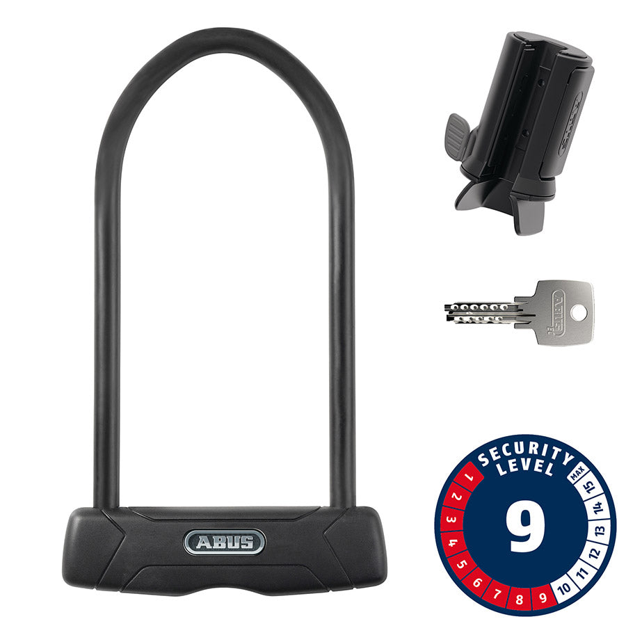 Abus, Granit 460, U-Lock, Key, 12mm, 15.0cm x 30.0cm, 5.9'' x 11.8'', USH, Black