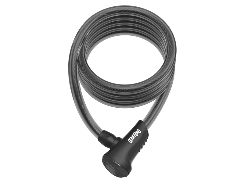 ONGUARD NEON SER. KEY COIL BLACK 180CM x 12MM
