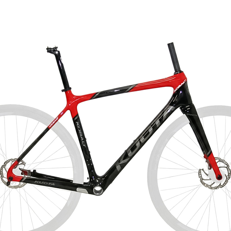 KUOTA KOBALT (DISC OR RIM BRAKE) - XXL, SHINNY BLACK/RED (DISC BRAKE)