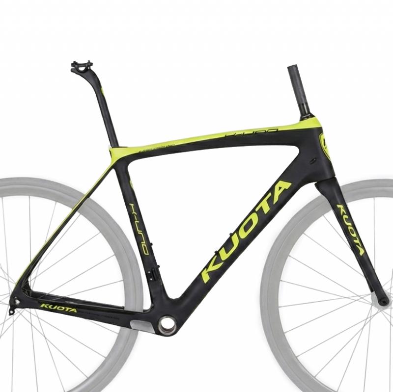 KUOTA K-UNO (DISC OR RIM BRAKE) - M, BLACK/GREEN MAT (RIM BRAKE)