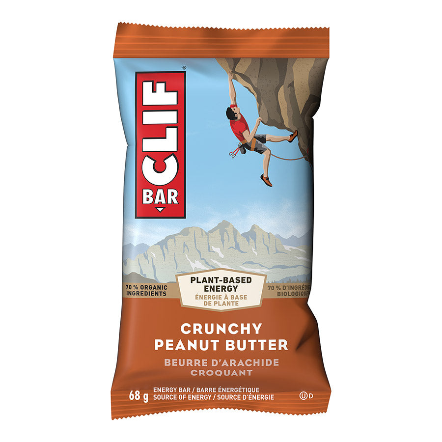 Clif, Energy bars, Crunchy Peanut Butter, 12pcs