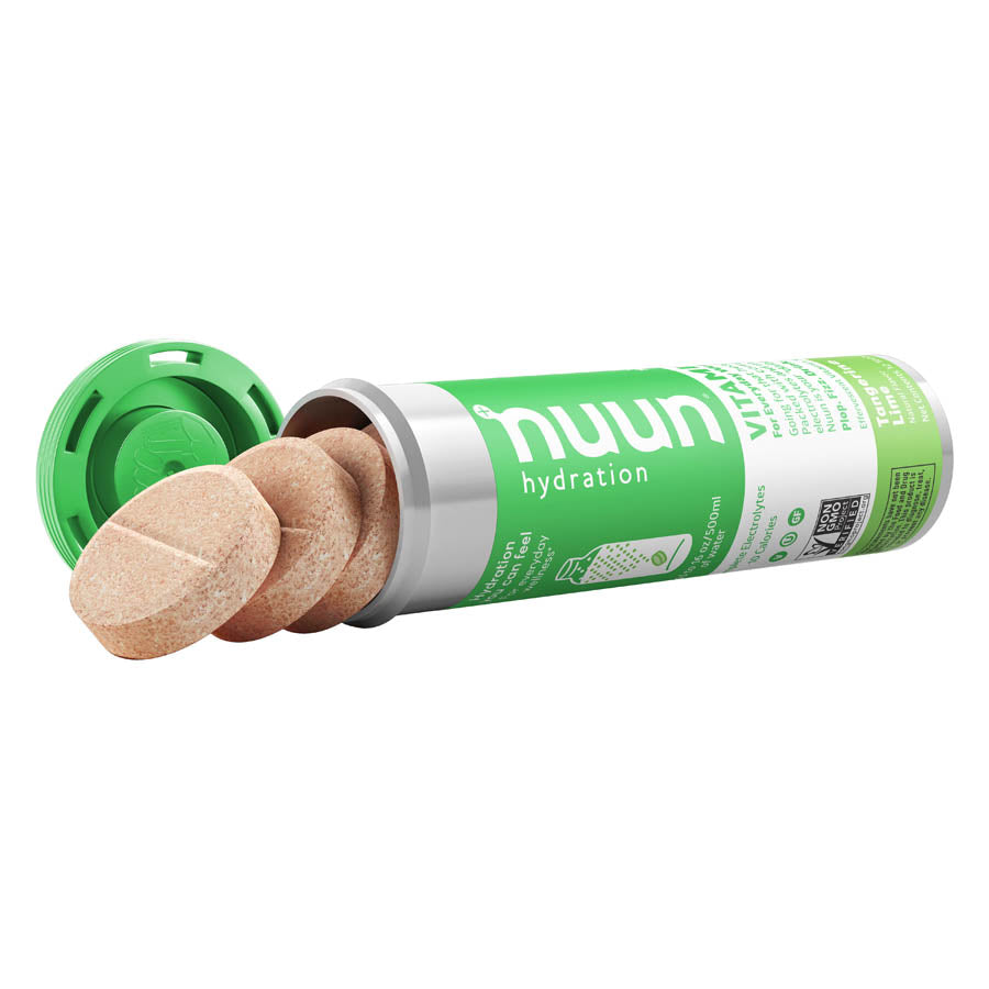 Nuun Vitamins Hydration Tablets, Tangerine Lime, Box of 8 Tubes (12 tablets per tube)