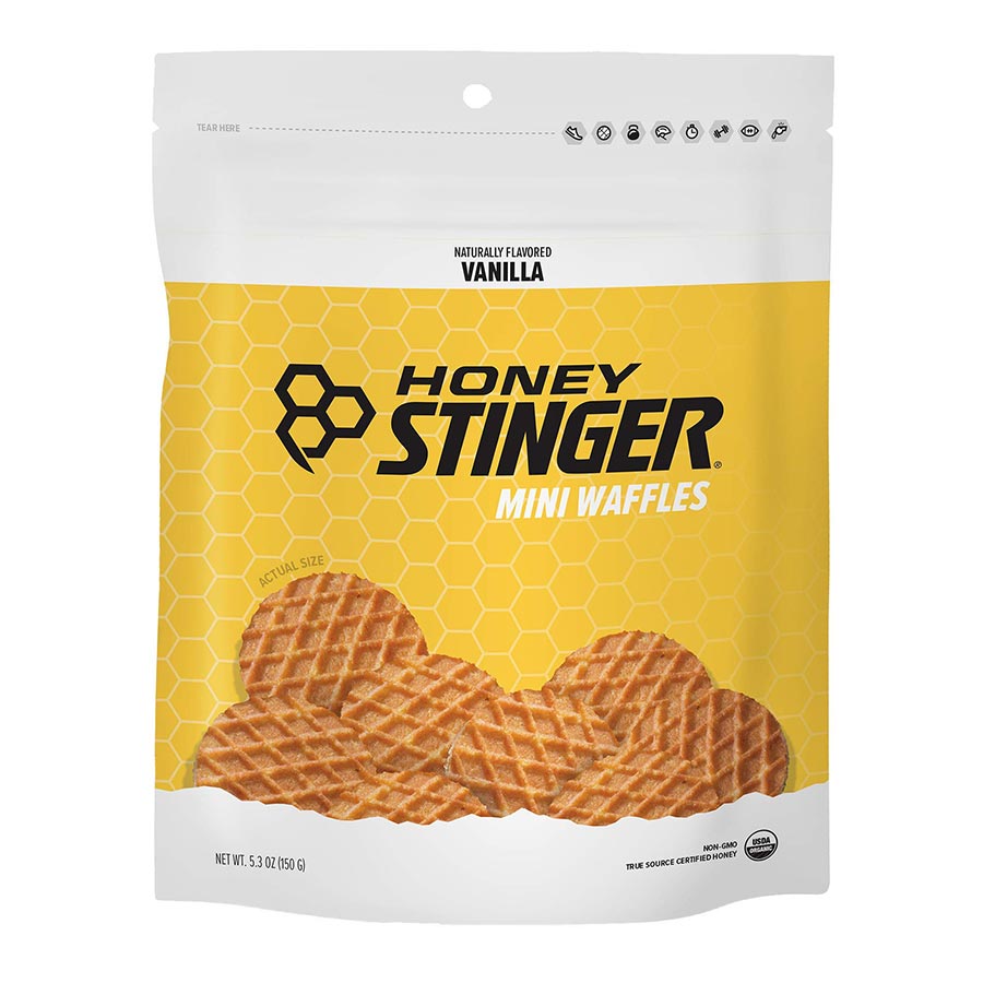 Honey Stinger, Mini Waffles, Bars, Vanilla