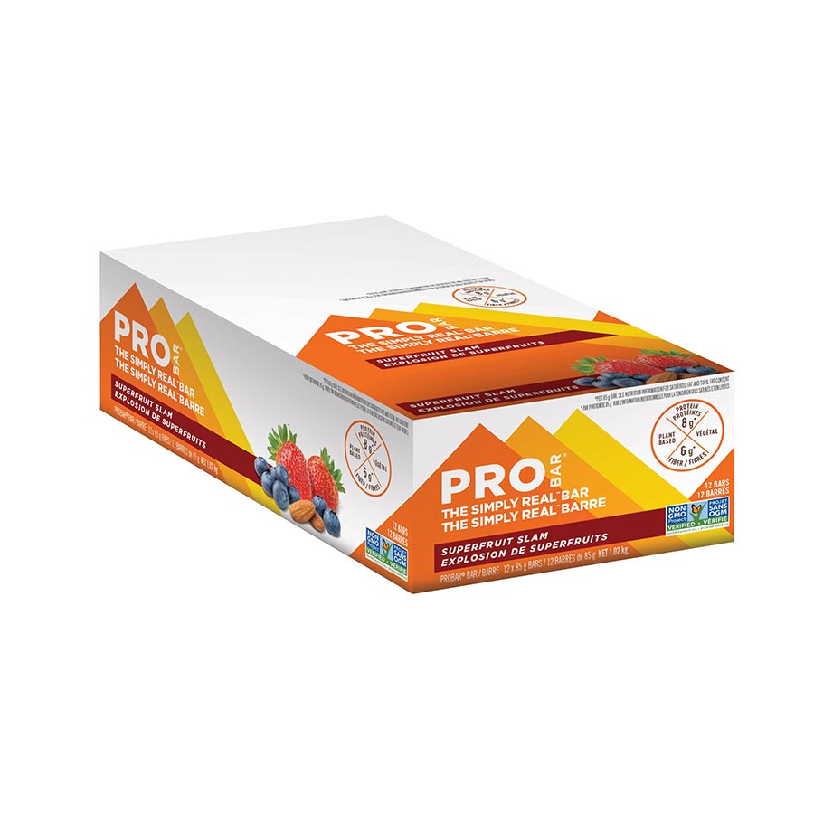 ProBar, Simply Real, Bars, Superfruit Slam, 12pcs