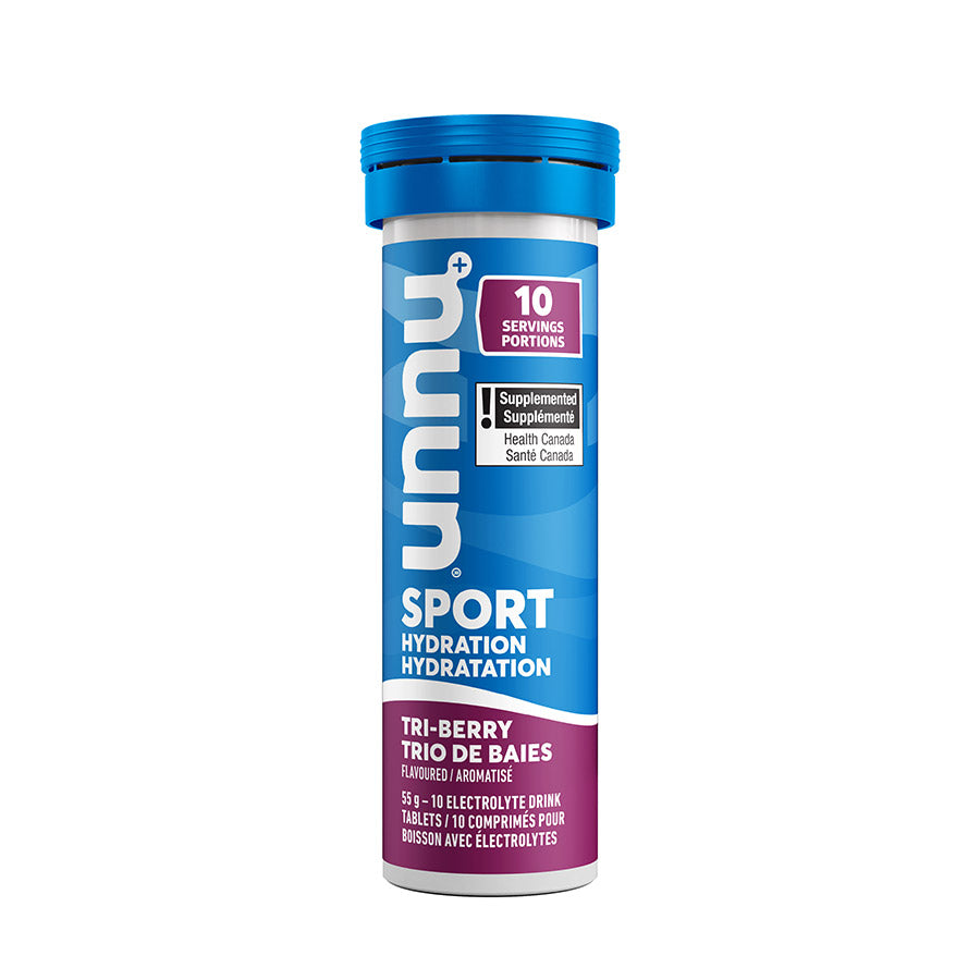 Nuun, Sport, Drink Mix, Tri-Berry, Box of 8, 10 servings, 8pcs