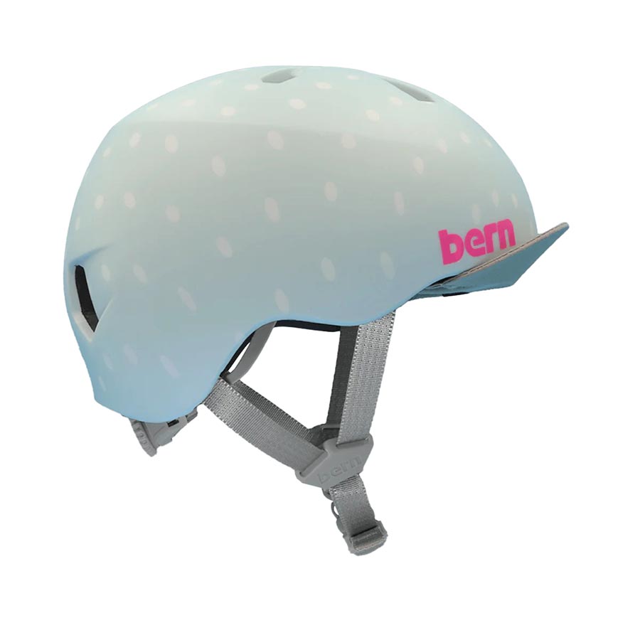Bern, Nina DVRT, Helmet, XSS, 48 - 51.5cm, Matte Seaglass Polka Dot