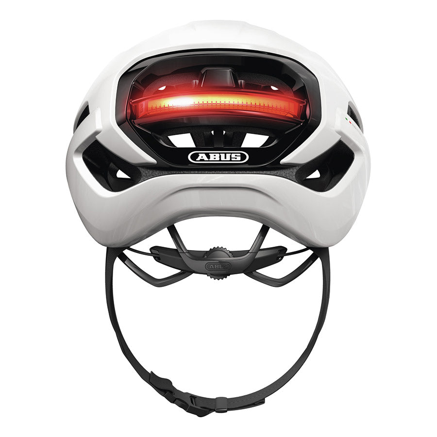 Abus, Taipan LED, Helmet, M, 54 - 58cm, Shiny White