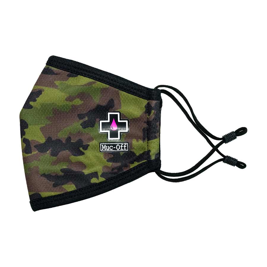 Muc-Off, Reusable Face Mask, Woodland Camo, S