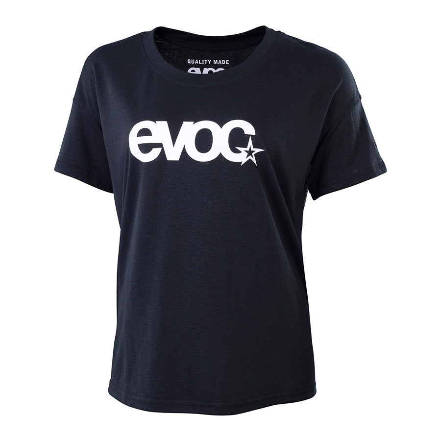EVOC, T-shirt Logo Women, Black, S