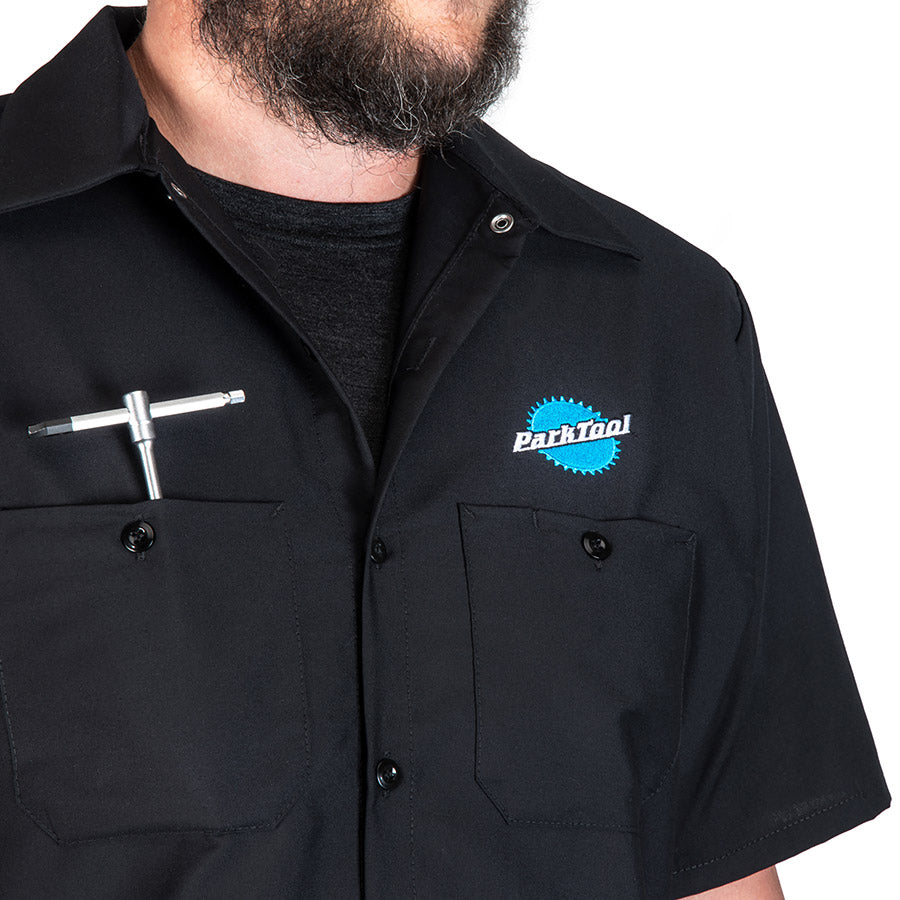 Park Tool, MS-3 Mechanic's Shirt, Black, L