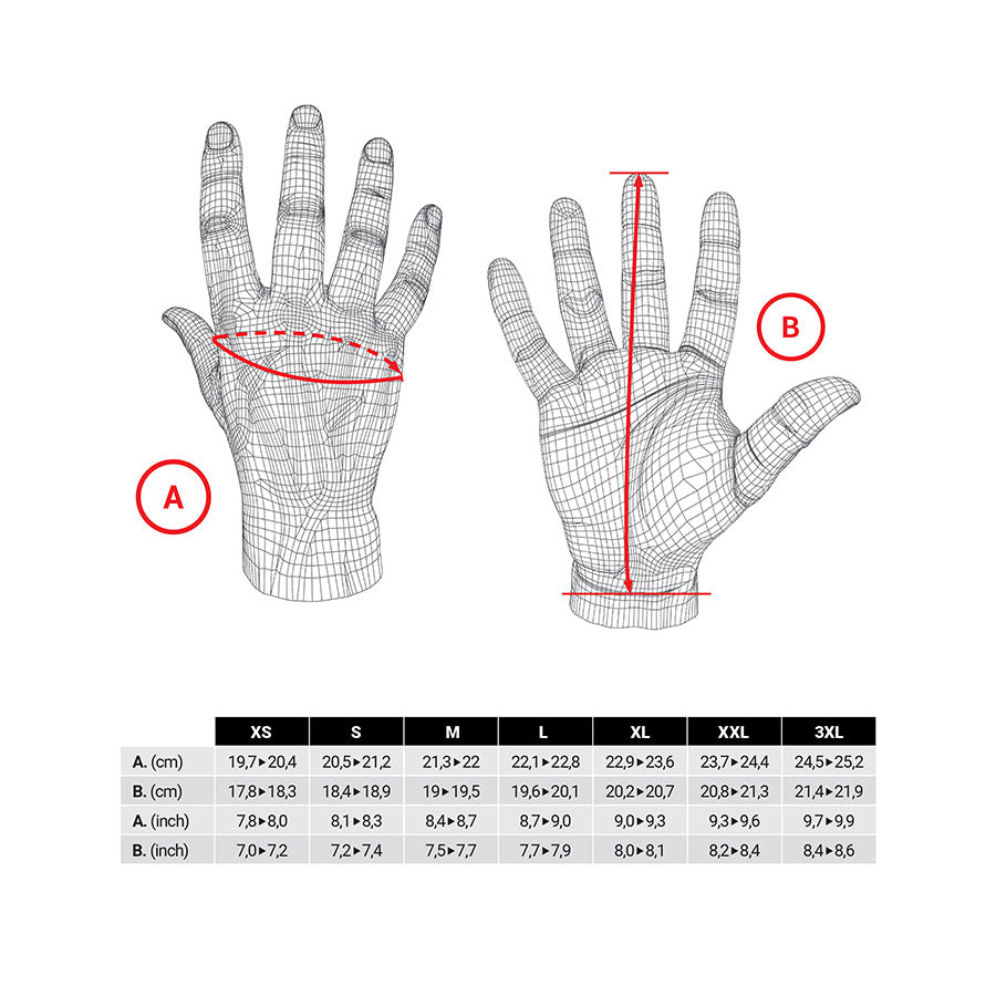 Five Gloves, Race, Full Finger Gloves, White/Black, XL, Pair