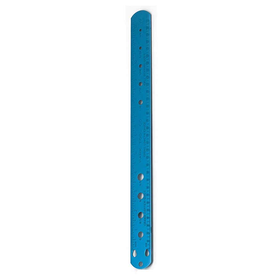 Park Tool SBC-1 Spoke ruler, Cotter and Ball Bearing Gauge
