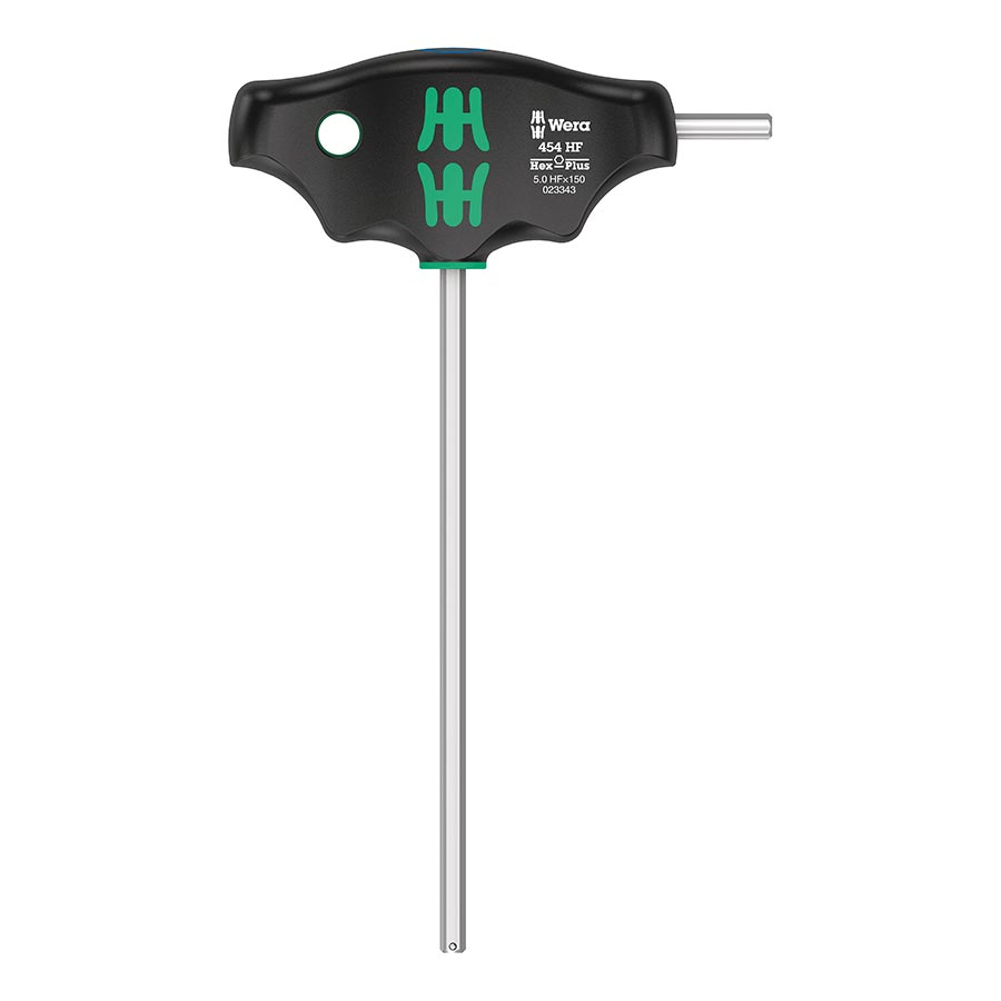 Wera, 454 T-handle Hex-Plus, Hex Wrench, Hex 5.0 x150mm HF, Metric