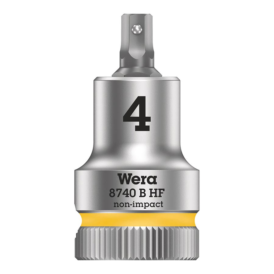 Wera, 8740B HF Zyklop, 3/8'' Drive, Hex 4.0 x 35mm with HF