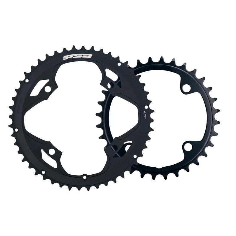 FSA, Omega/Vero Pro Road, Chainring, Teeth: 30, Speed: 10/11, BCD: 90, Bolts: 4, Inner, Steel, Black