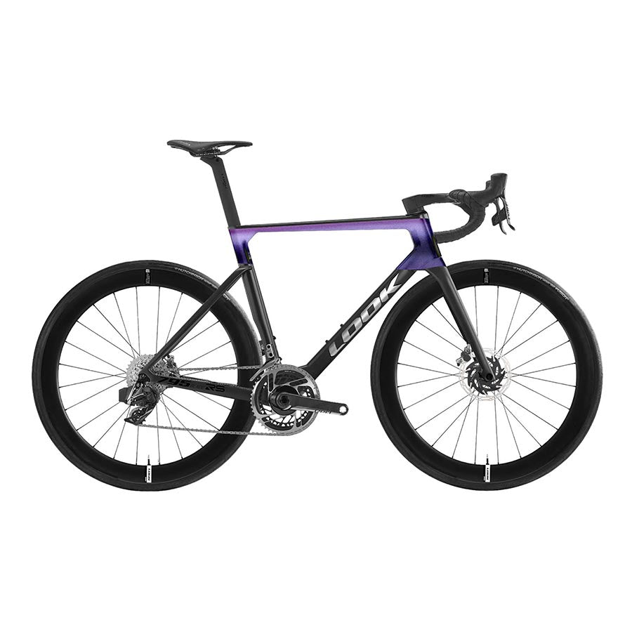 Look, 795 Blade RS RED AXS, Road Bicycle, 700C, Black Roaring Thunder Satin, M