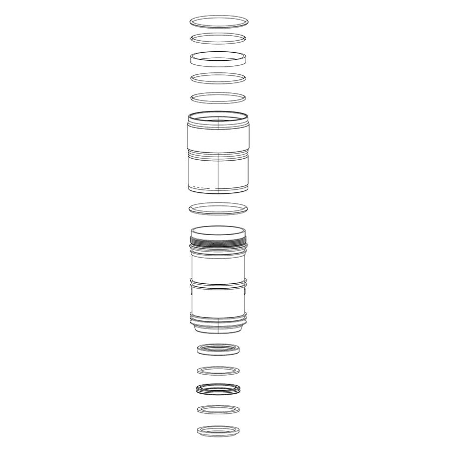 RockShox, Debonair Air Can Upgrade, 216x63, Kit
