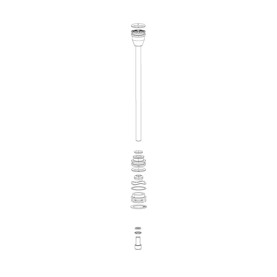 RockShox, Solo Air Spring for RVL SA 140 BLK, 120mm, 11.4018.010.130