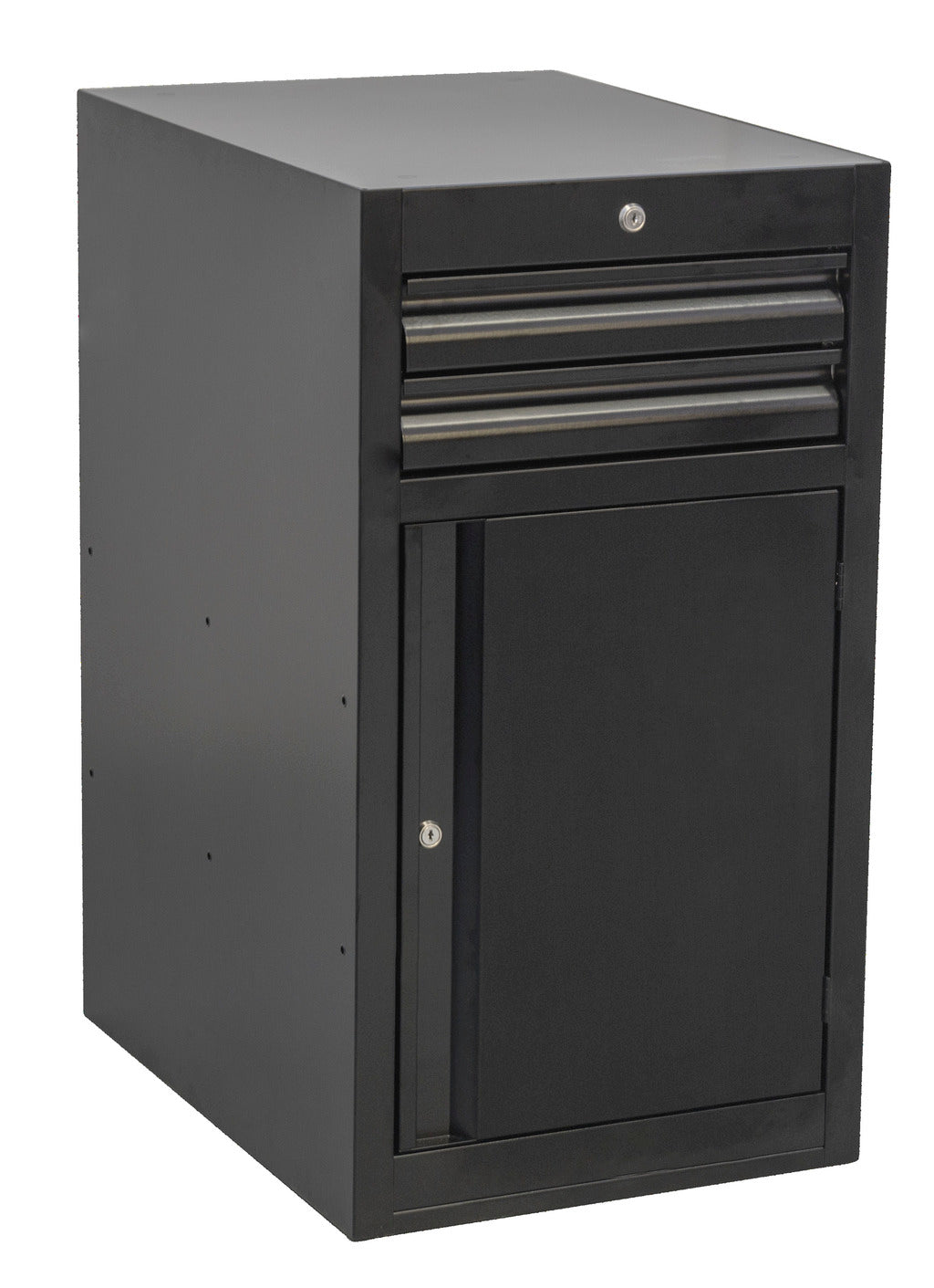 UNIOR NARROW DRAWER CABINET - 2 DRAWERS AND DOOR