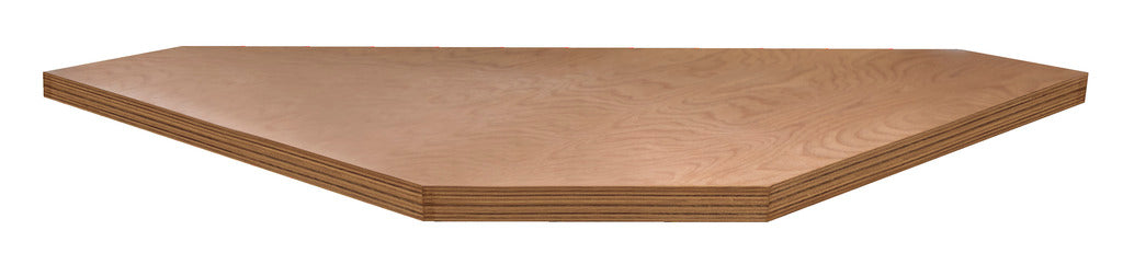 UNIOR ANGLE WOODEN BENCH TOP