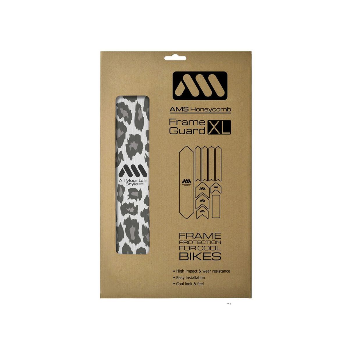 ALL MOUNTAIN STYLE FRAME GUARD CLEAR/CHEETAH EXTRA