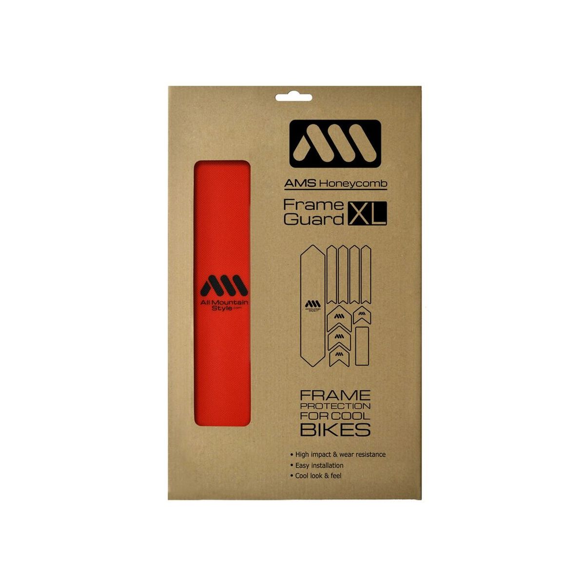 ALL MOUNTAIN STYLE FRAME GUARD RED EXTRA