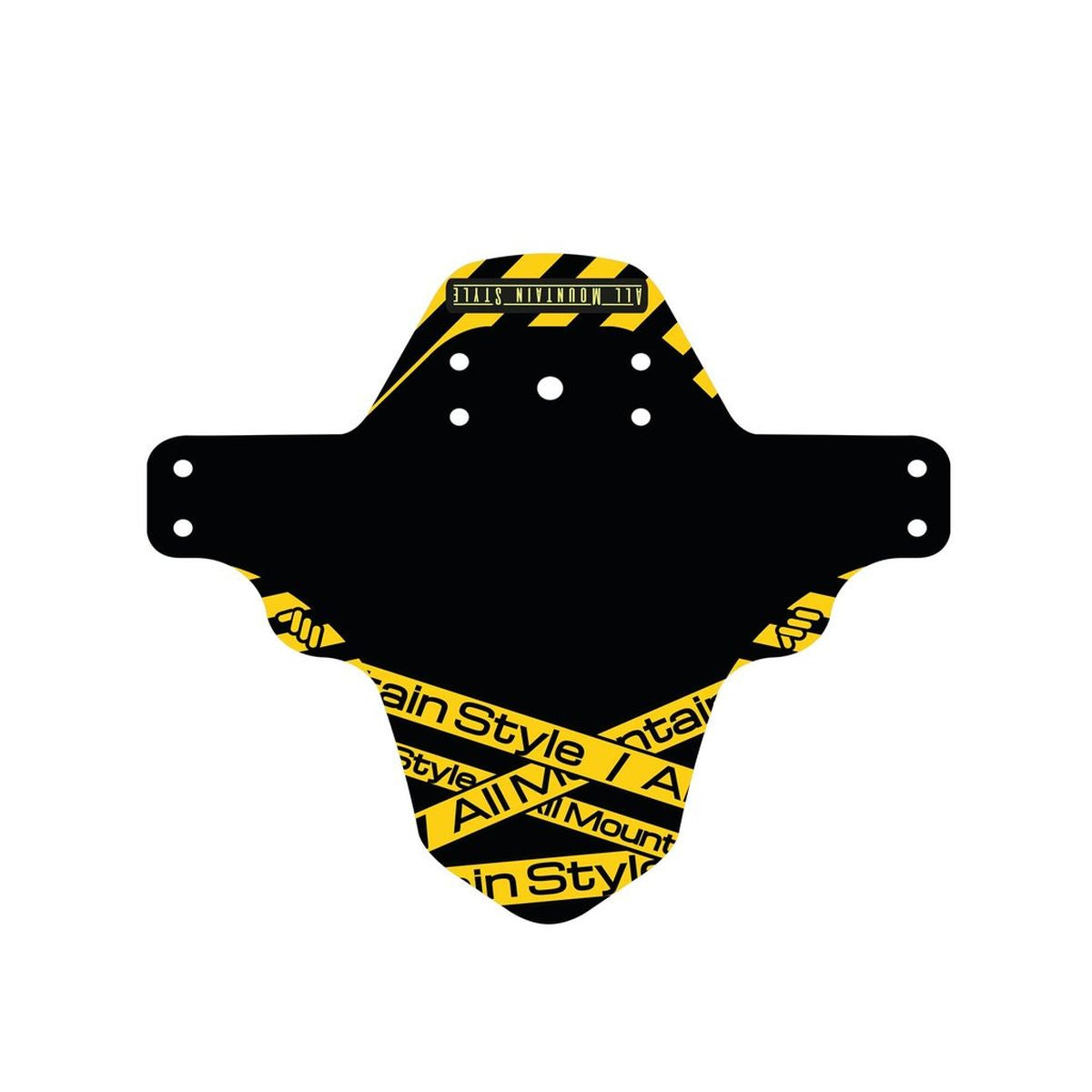 ALL MOUNTAIN STYLE FENDER MUD GUARD TOXIC/YELLOW