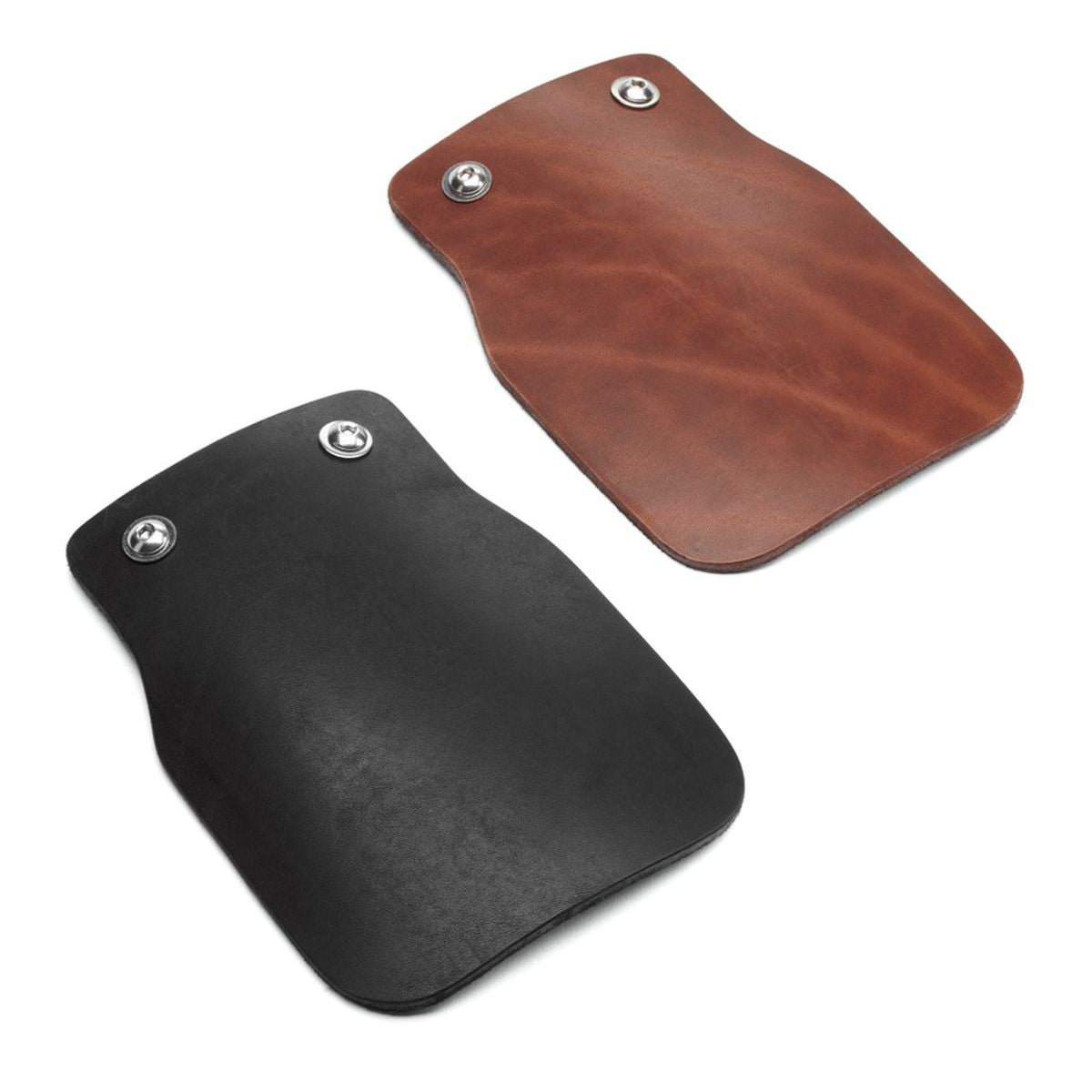 BENNO ACCESSORIES LEATHER MUD FLAP W/ EMBOSS (BOOST) BROWN