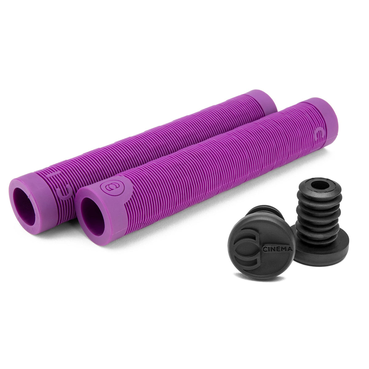 CINEMA FOCUS FLANGELESS GRIPS PURPLE