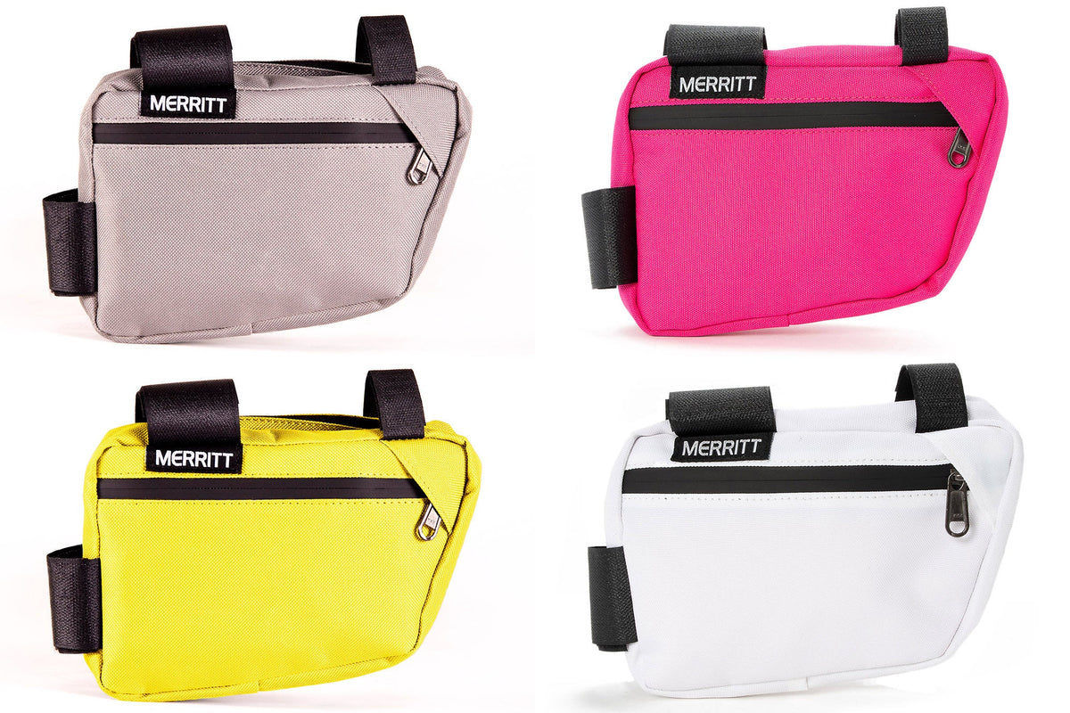 MERRITT CORNER POCKET FRAME BAG PINK