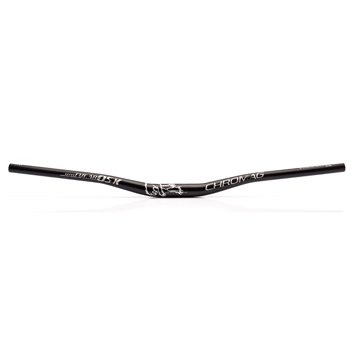 Chromag Handlebars Fubars OSX 31.8mm Clamp 25mm Rise 800mm Wide Black/Silver Ltd