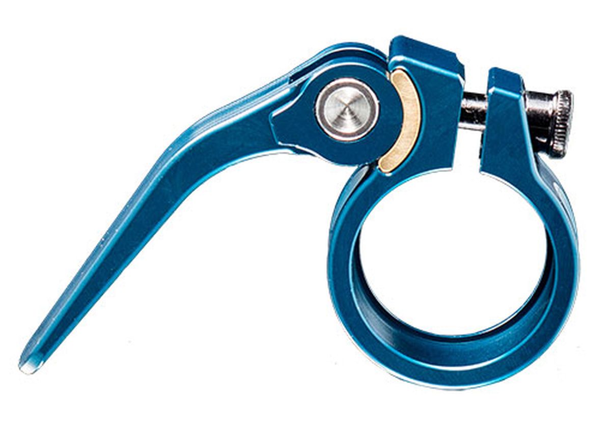 Chromag Seat Collar QR Blue 35mm
