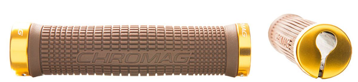 Chromag Grip Squarewave Brown/Gold